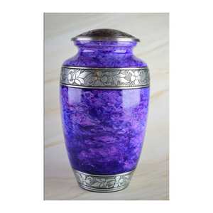 Nouveau design urne de crémation pour adultes fabriquée à la main pour cendres humaines fournitures funéraires urne de crémation en métal en gros avec qualité d'exportation - Product Image 2