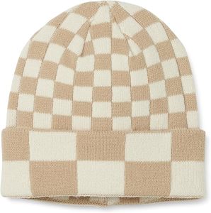 Gorro de Lana para Mujer The Drop con Estampado de Bloques de Color, 100% Acrílico, para Exteriores - Product Image 6