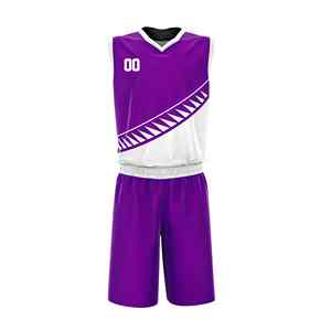 Ensemble de maillot de basket-ball léger en sublimation conçu pour la performance, fabriqué en tissu polyester respirant - Product Image 1