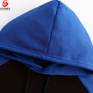 บริการออกแบบเสื้อฮู้ดดี้ผู้ชายแบบ OEM ผ้าฝ้ายฟลีซ 100% ระบายอากาศได้ดี แห้งเร็ว ทรงหลวม 2 ชิ้น คุณภาพสูง แขนยาวสำหรับฤดูหนาว - Product Image 3