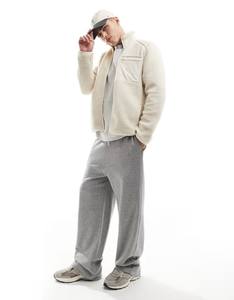 Sudaderas con capucha para hombre, abrigo de invierno, forro polar 100% algodón, forro polar de Color sólido, chaqueta térmica con cremallera, chaqueta de piel de Sherpa personalizada - Product Image 3