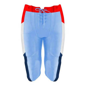2024 pantalones de fútbol americano de pana personalizados estilo de calle alta longitud corta engranaje sublimado patrón de estilo de calle media - Product Image 5