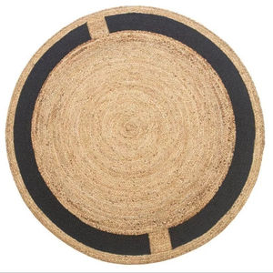 Alfombra de yute trenzada moderna de lujo, diseño geométrico hecho a mano, revestimiento de suelo, técnica copetuda, fábrica directa, textiles indios H/L - Product Image 1