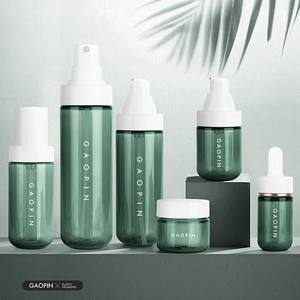 Botol Pompa Lotion Perawatan Kulit PET Plastik PCR untuk Perawatan Wajah Grosir 30/50/80/100/120ml - Product Image 1