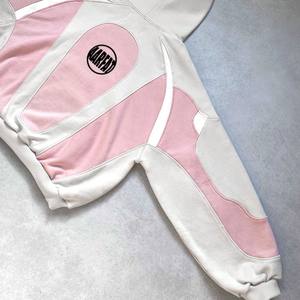 เสื้อฮู้ดดี้ปักโลโก้ตามสั่ง แบบยูนิเซ็กซ์ ประดับคริสตัล ผ้าฝ้าย 100% เป็นมิตรกับสิ่งแวดล้อม รับผลิตแบบ OEM ODM เสื้อสตรีทแวร์แบบสวมหัว - Product Image 2