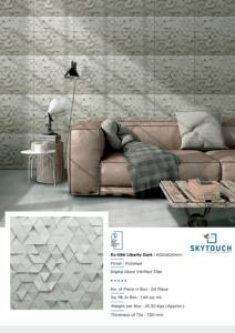 Textura 3D de lujo 60x60/80x80cm azulejos de porcelana de suelo de mármol esmaltado pulido para pared de baño de sala de estar moderna - Product Image 4