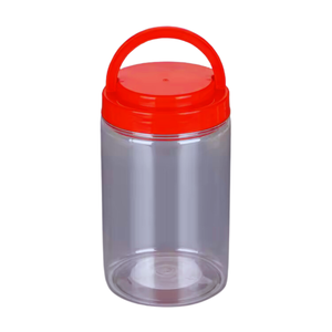 เหยือกพลาสติกใส่อาหาร1000มล. มีฝาปิดขวดใส่อาหารสัตว์เลี้ยงทำจากพลาสติกเปล่ามีตัวอย่างโรงงานโดยตรง - Product Image 3