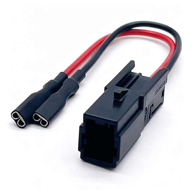 Sample Supported OEM EDM Automotive Housing Connector to Female Crimp Terminal Cable Assembly 2Pin Wire to Wire Wire Harness