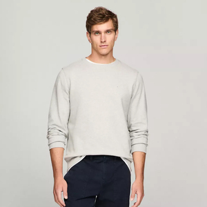 2025 ODM sur mesure hommes à manches longues col rond sweat conception chaude sweat uni pour la saison d'hiver - Product Image 1