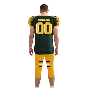 Nouveaux ensembles d'uniformes de football américain personnalisés avec logo, design personnalisé, impression par sublimation, antibactériens, respirants, anti-UV - Product Image 4