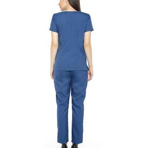 Ensemble de blouses d'hôpital d'été unisexe de haute qualité, modèle OEM, ensemble de jogging, blouse médicale tricotée pour les médecins - Product Image 2