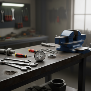 Chrome Steel Round <b>Dies</b> with Coarse Pitch <b>Metric</b> Thread <b>Tap</b> & <b>Die</b> <b>Set</b> - Product Image 3