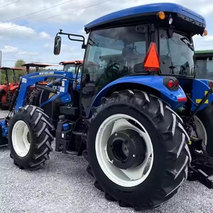 Tractor agrícola New-Holland T6080 bastante usado/Tractor de ruedas New Holland T6070 140HP de bajo consumo de combustible usado precio barato - Product Image 2