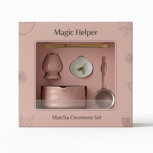 Juego de Ceremonia de Matcha, Juego de Regalo de Té Japonés con Tazón, Batidor y Cuchara para Rituales en el Hogar - Product Image 1