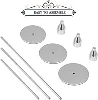 Bougeoir en argent noir mat avec bâton conique en or motif de pilier de paraffine décoration de la maison chandeliers élégants