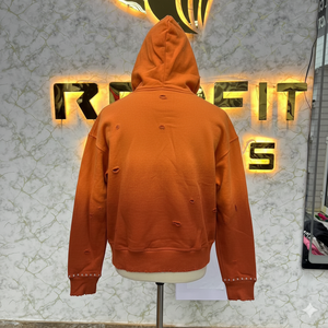 Sweat à capuche zippé pour homme de style professionnel, qualité supérieure, 100% coton, fabriqué en usine, imprimé en relief, prix bas, très demandé - Product Image 2