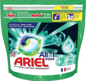 Cápsulas Lenor Unstopables 4 en 1 para el Baño, Ecológicas y Desechables, 40 Unidades - Product Image 3