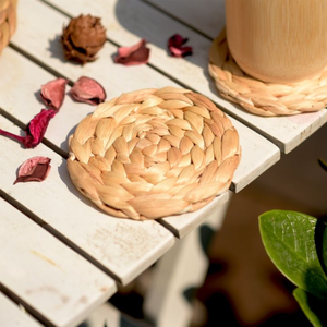 Manteles individuales de jacinto de agua tejidos a mano naturales de alta calidad ecológicos manteles individuales de mimbre de yacinto DE AGUA DE Artex Thien Thanh - Product Image 5