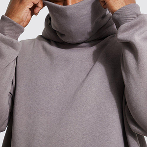 เสื้อฮู้ดผ้าฝ้าย100% สำหรับผู้ชายขนาดใหญ่พิเศษออกแบบได้ตามต้องการเสื้อสเวตเตอร์แบบสวมบนไหล่ของผู้ชายผ้าคอตตอนมีน้ำหนักมาก - Product Image 5