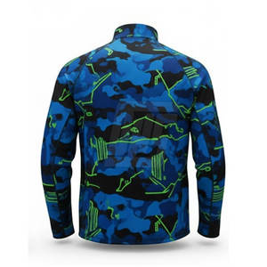 เสื้อแจ็คเก็ตซับลิเมชั่นแบบซิปสี่ส่วนสำหรับผู้ชาย แขนยาว สำหรับออกกำลังกายและเล่นกีฬา - Product Image 2