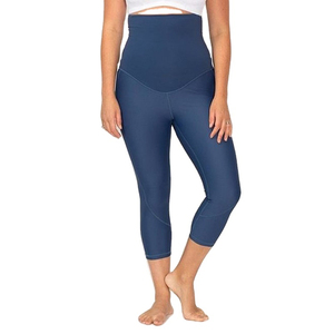 Legging de Yoga Capri pour femmes, taille haute, Sexy, décontracté, en Polyester et Spandex, personnalisé, de qualité supérieure, bleu marine, nouvelle collection - Product Image 1