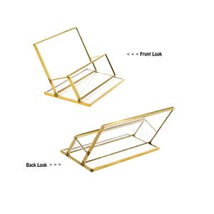 Porte-cartes de visite en métal antique en laiton personnalisable, vintage, élégant, pour un usage professionnel - Product Image 1