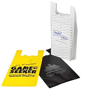 Bolsas de compras de plástico personalizadas, venta al por mayor, chaleco, bolsas de Camisetas hechas en Vietnam para compras en supermercado - Product Image 3