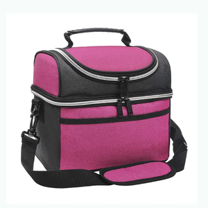 กระเป๋าไนลอนใส่อาหารกลางวันแบบพกพามีซิปใช้งานได้หลากหลายบรรจุภัณฑ์แบบปรับแต่งโลโก้ได้ตามต้องการจากโรงงาน2024โดยตรง - Product Image 6