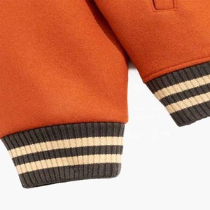 <b>Men's</b> Clothing <b>Men's</b> <b>Jacket</b> Wool Customized Material <b>Long</b> Sleeve New Fashion Design College Baseball <b>Jacket</b> For <b>Men</b> - Product Image 3