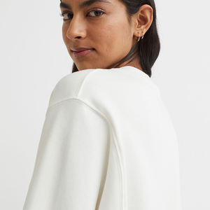 Wholesale <b>Women's</b> <b>Long</b> <b>Sleeve</b> Oversized Pullover Sweatshirt 100% Cotton Knitted <b>Sport</b> <b>Top</b> for Running - Product Image 6