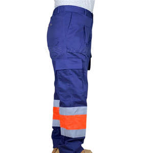 Pantalones de alta visibilidad de servicio OEM de último diseño para hombres, pantalones de alta visibilidad cómodos de calidad premium para hombres - Product Image 5