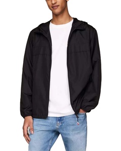 Windbreaker <b>Jacket</b> High Quality Men's Sport Hooded Zipper Closure <b>Summer</b> Breathable <b>Lightweight</b> Windproof <b>Jacket</b> - Product Image 2