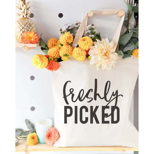 กระเป๋าผ้าแคนวาสลายสีพื้นแบบเปิดปิด ผลิตจากผ้าฝ้ายคุณภาพดี - Product Image 3