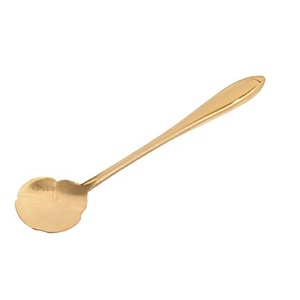 Cuillère en laiton poli haut de gamme pour le thé, faite à la main avec un design élégant, prix bas, personnalisable pour la cuisine et la maison, couverts - Product Image 2
