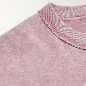 Camiseta de algodón 100% para hombre, Camiseta holgada estampada con el mejor diseño, camisetas de lavado ácido, nuevo color diferente, ropa de calle, logotipo personalizado - Product Image 2