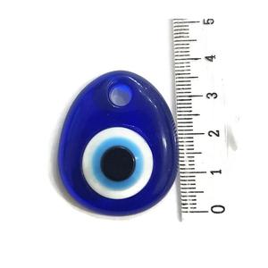 Pack de 50 pendentifs et breloques en plastique Evil Eyes 3x4cm Evil Eyes on Display - Product Image 2