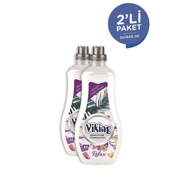 Relax Concentrated Fabric Softener 1440 ml 2 Pieces