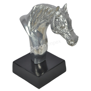 Escultura de caballo corriendo de aluminio creativa de fábrica, buena calidad, nueva exhibición de mesa elegante, escaparate de animales, gran oferta - Product Image 5