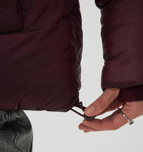 High Quality Warm Knitted Puffer Jacket Women Zipper <b>Coat</b> Cotton Padded <b>Outwear</b> Canvas Long Bomber Bubble Jackets For Ladies - Product Image 6