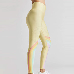 Leggings de Yoga con patrón sólido para gimnasio y mujer, mallas sin costuras para entrenamiento con cintura elástica - Product Image 2