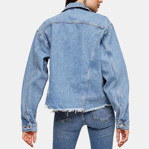 Nueva Chaqueta Vaquera Personalizada para Mujer, Chaqueta de Mezclilla con Pedrería para Mujer, Ropa de Mezclilla - Product Image 3