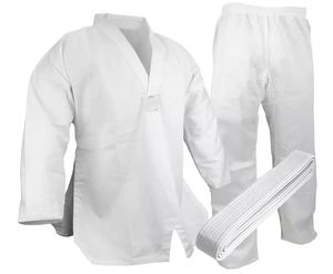 Uniforme Profesional de Taekwondo 100% Algodón Transpirable y Duradero Hecho a Medida Unisex para Adultos Ropa de Artes Marciales SI-TG-014 - Product Image 3