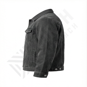 Chaqueta Vaquera de Invierno Extra Grande para Hombre, Chaqueta Vaquera de Algodón de Alta Calidad a la Moda para Hombre, Abrigo de Moda, Ropa Exterior - Product Image 3