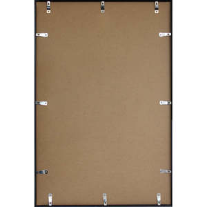 Modern A2/A4 <b>Square</b> Silver Metal Poster Frame with Matte Black Aluminum Wood and <b>Mirror</b>-<b>Square</b> Stylish Home Decor - Product Image 4