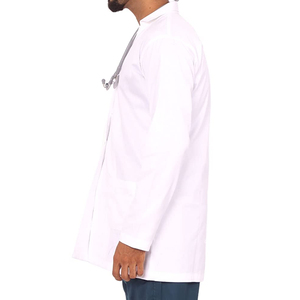 Unisex 100% Cotton Medical Lab <b>Coat</b> Acid-Resistant Design for Doctors <b>Dust</b>-Proof Made in Pakistan Hospital Uniforms - Product Image 6
