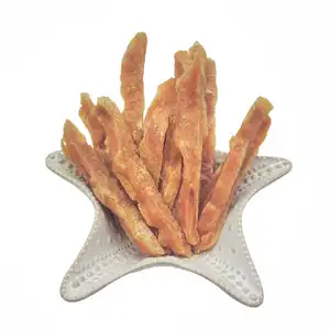 High Quality dried Chicken Slices Dog food Chicken Strips Dog Snacks duck jerky Dog treats Cheap price