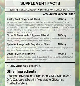 天然ポリフェノールエキスサプリメント大人用痩身ストロベリーアップルグリーンティーポリフェノールカプセルアルツハイマーとパーキンソン - Product Image 2