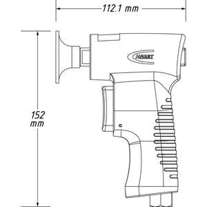Juego de amoladoras neumáticas Hazet de 17 piezas, colección de amoladoras de cerdas - Product Image 2