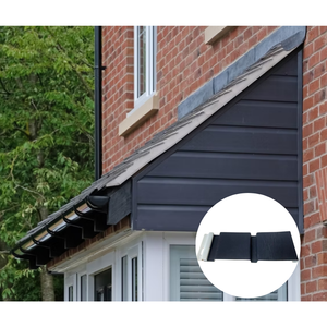 Phong Cách Hiện Đại Màu Đen PVC Vinyl Siding Bên Ngoài Bức Tường Ốp Bảng Điều Chỉnh Panneaux Muraux Extérieurs Cho Pháp Kenya Indonesia - Product Image 1