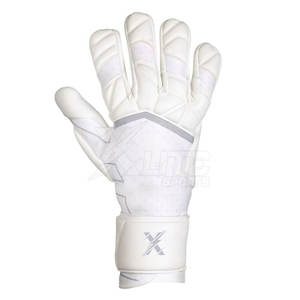 Advanced Leather Breathable Full <b>Finger</b> Training <b>Support</b> Non-Slip Grip Control Design Professional Goalkeeper Gloves Skill - Product Image 2